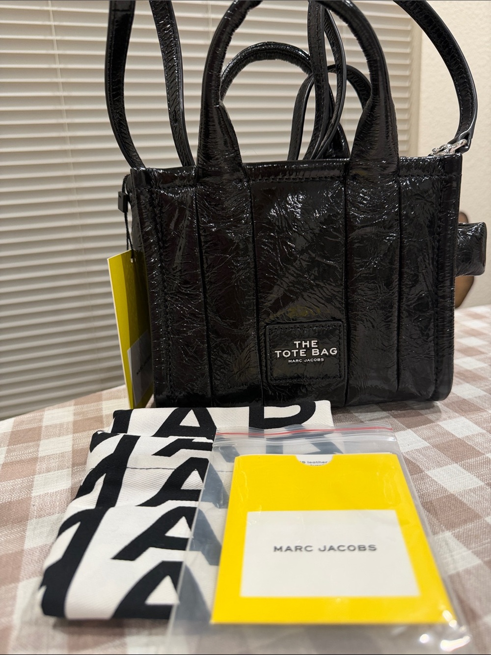 The Tote Bag Mini Marc Jacobs Black Leather - Picture 6 of 7